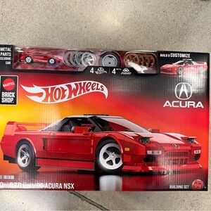 Mattel Hot Wheels Acura NSX Building Set - Red